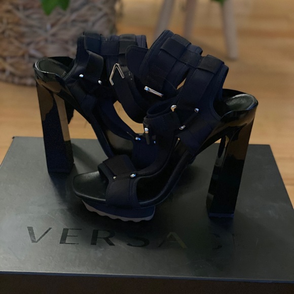 Versace Neoprene Strap Sandals - Picture 2 of 5